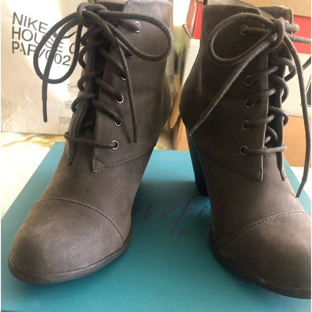 Blowfish Malibu "The Comet" Lace-Up Booties Women's Size 7